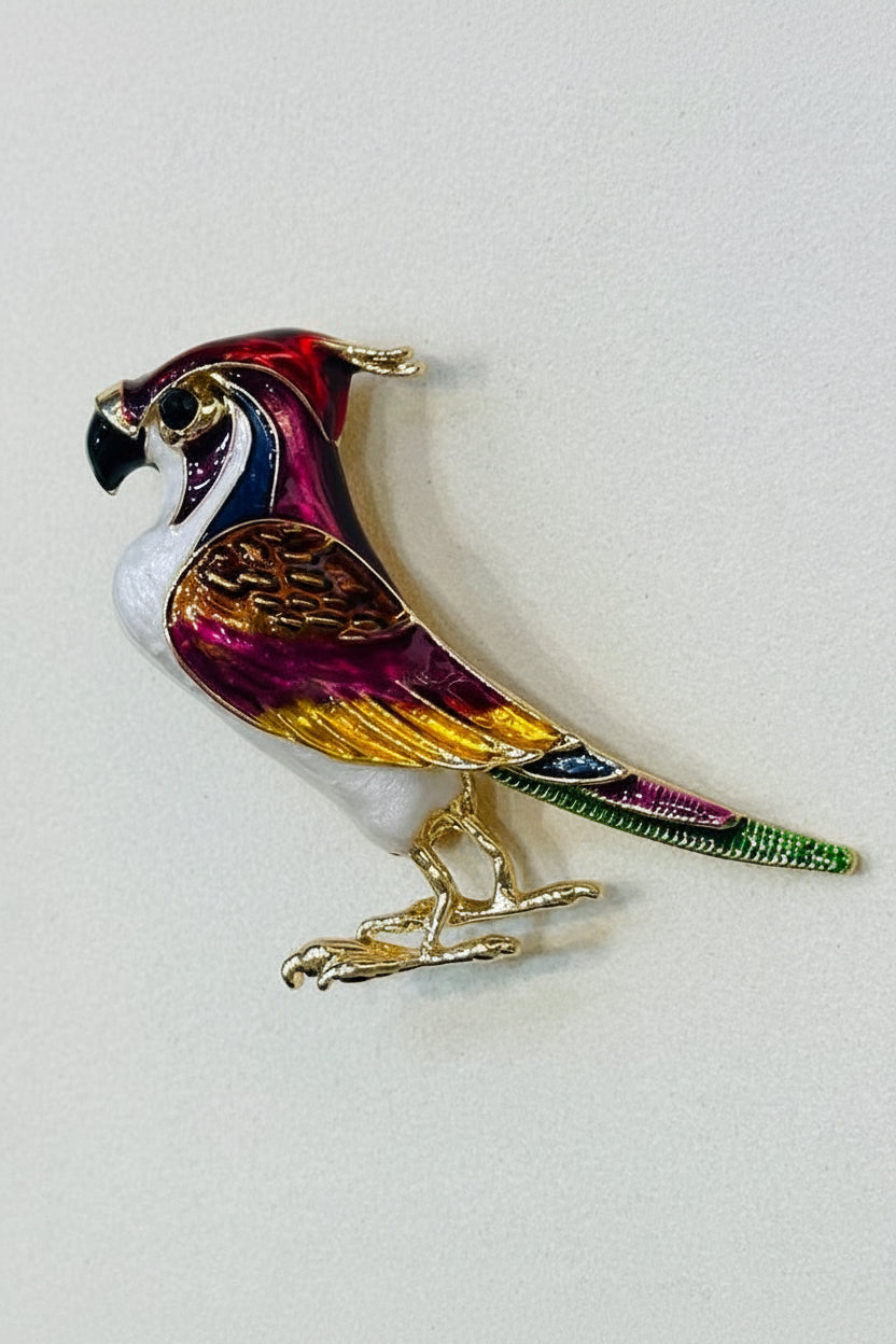 Parrot Brooch