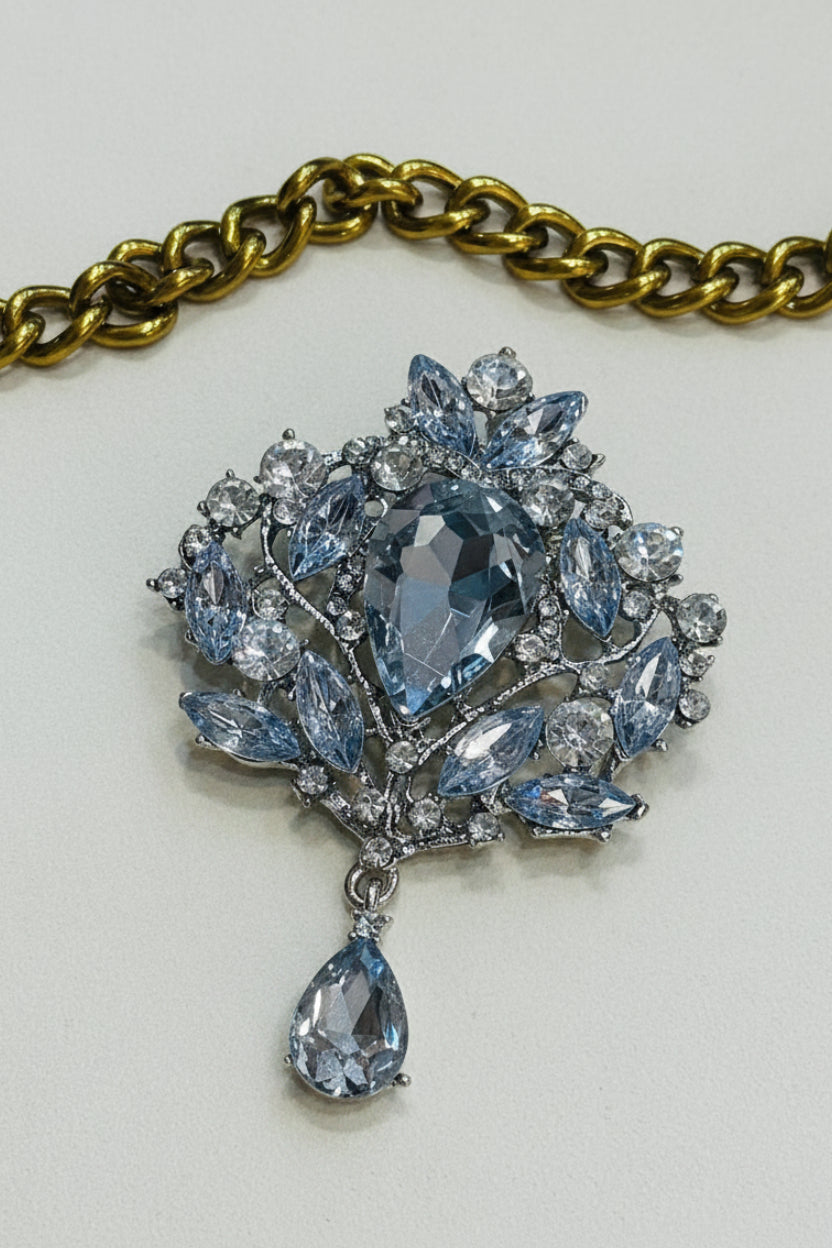 Crystal Brooch